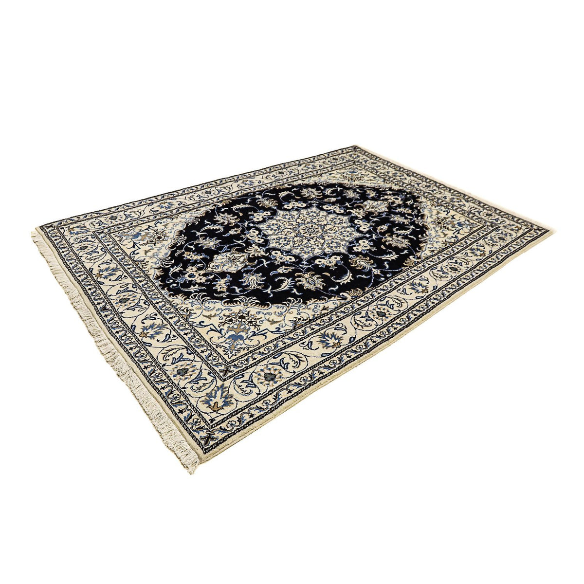 Tappeto Persero - Nain - 235 x 165 cm - blu scuro