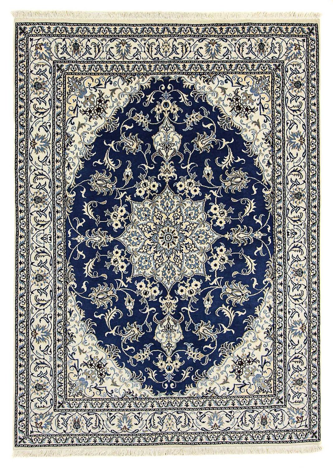 Tappeto Persero - Nain - 236 x 168 cm - blu