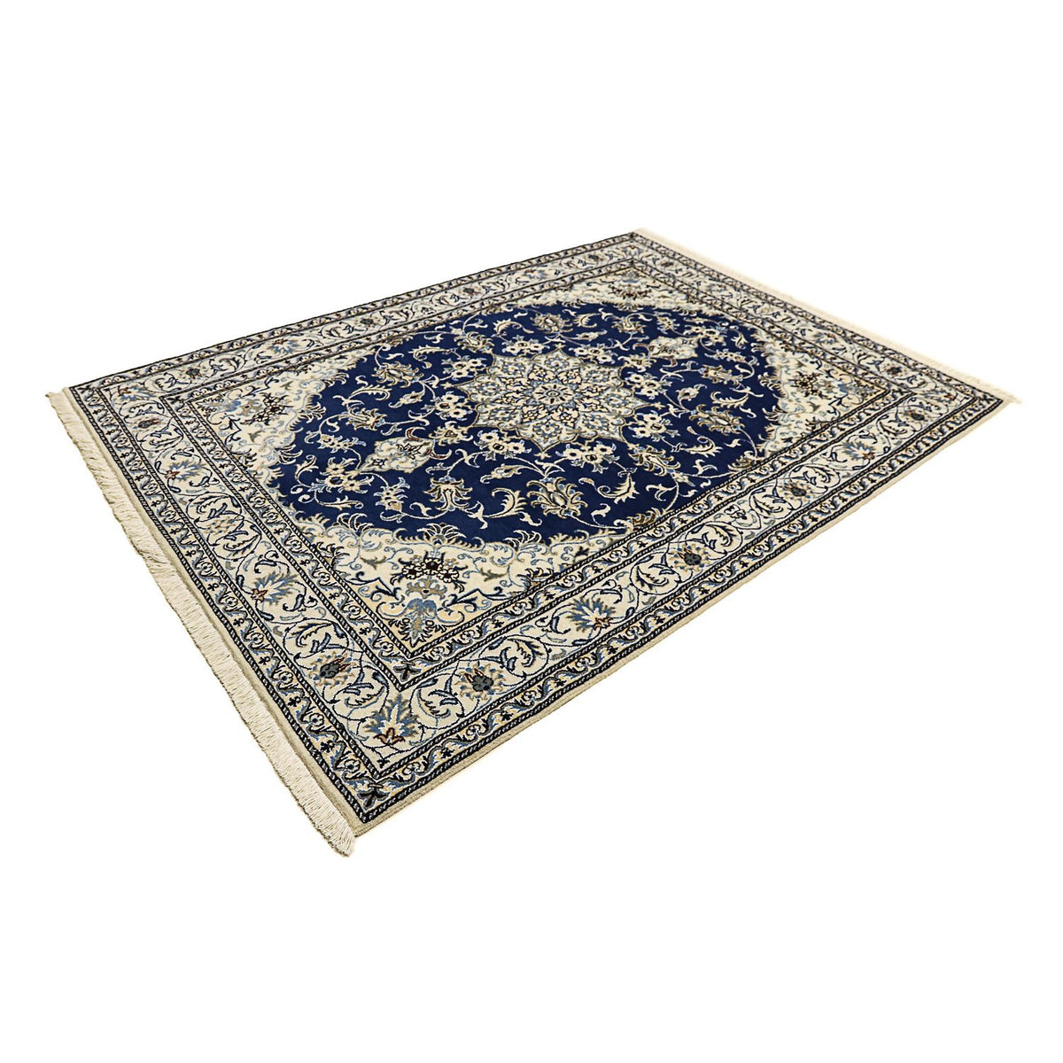 Tappeto Persero - Nain - 236 x 168 cm - blu