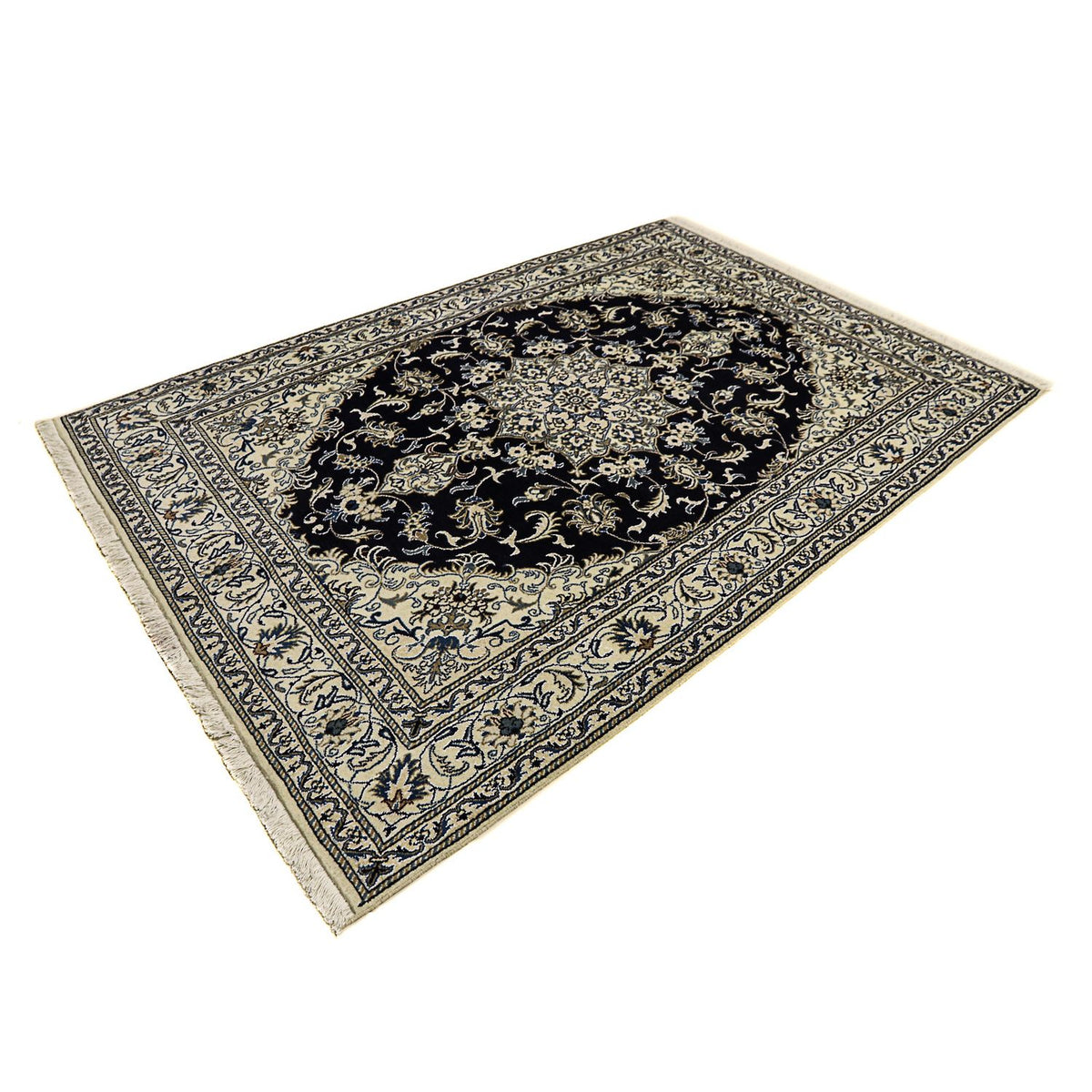 Tappeto Persero - Nain - 238 x 166 cm - blu scuro