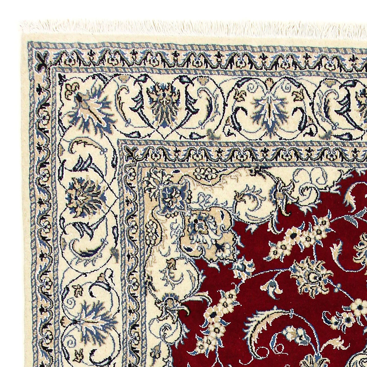 Tappeto Persero - Nain - 295 x 193 cm - rosso scuro