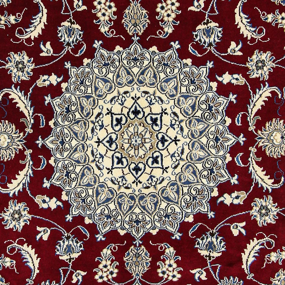 Tappeto Persero - Nain - 297 x 200 cm - rosso scuro
