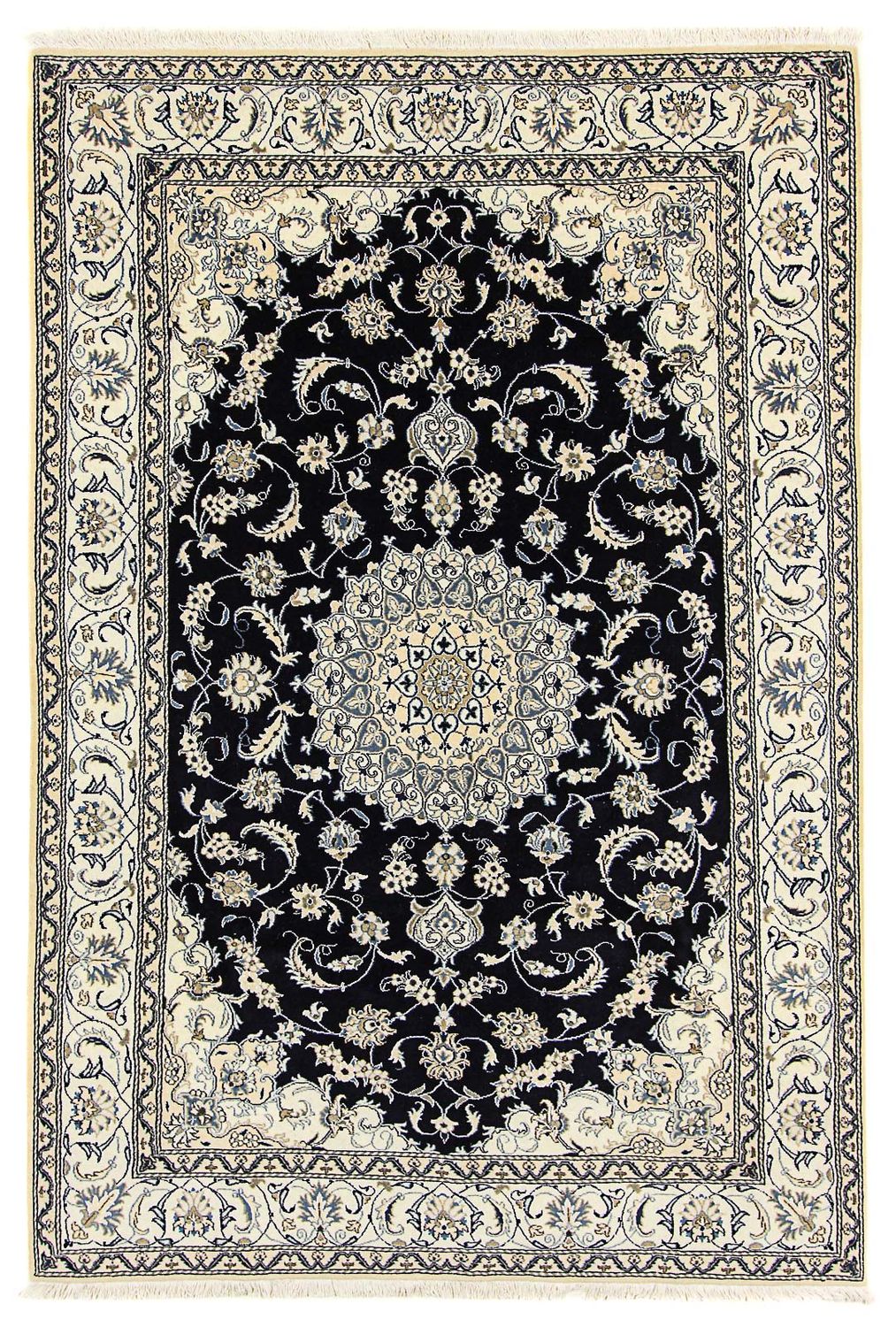 Tappeto Persero - Nain - 292 x 196 cm - blu scuro