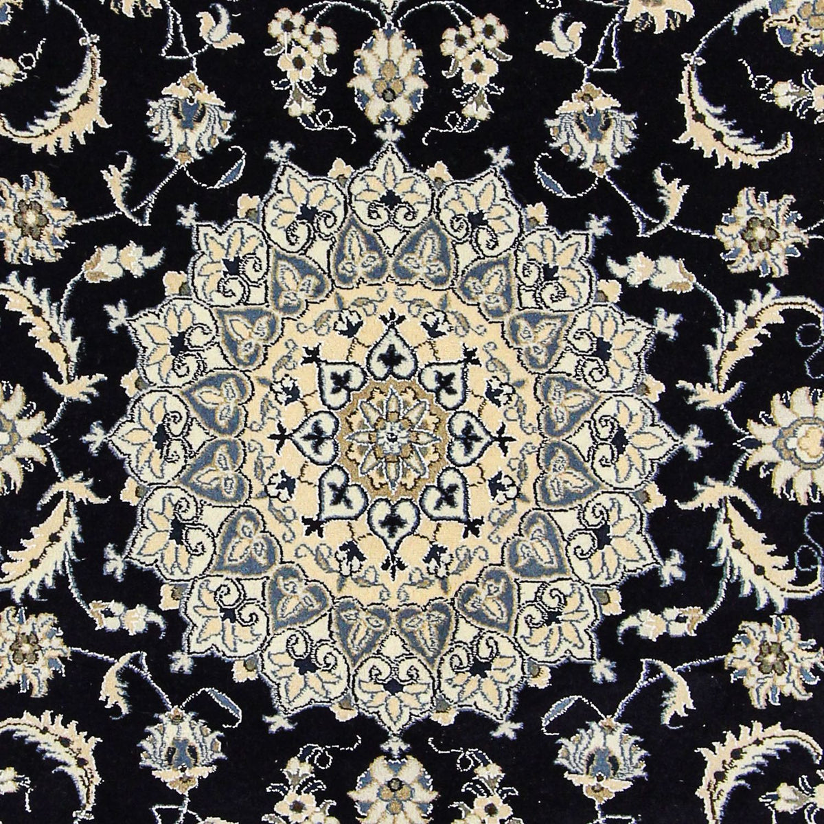 Tappeto Persero - Nain - 292 x 196 cm - blu scuro