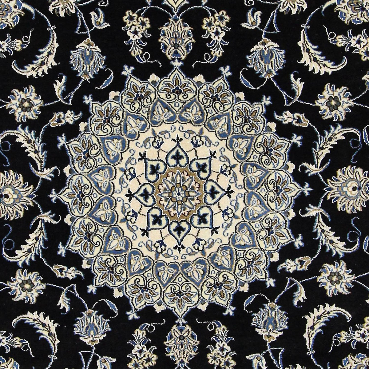 Tappeto Persero - Nain - 296 x 197 cm - blu scuro