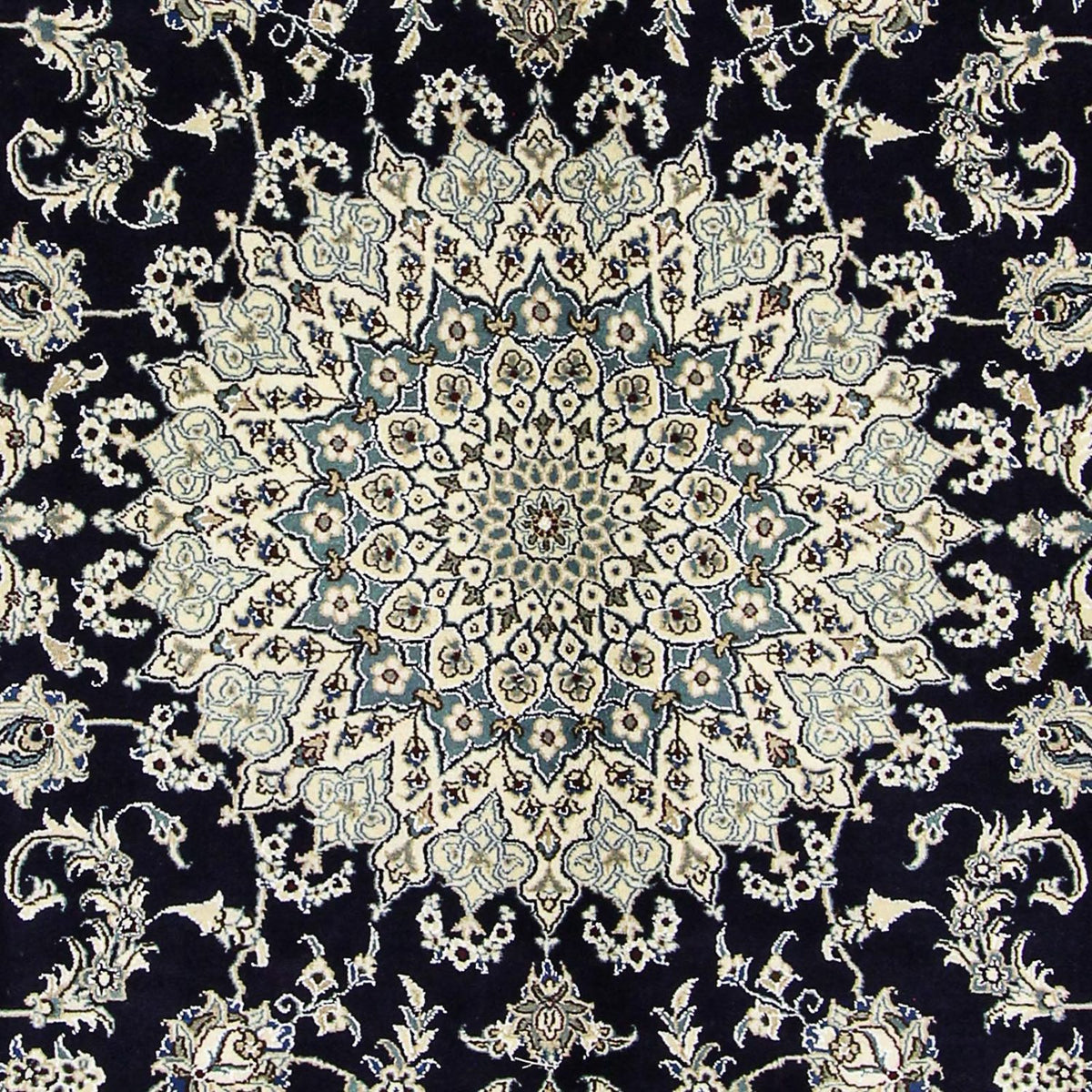Tappeto Persero - Nain - 343 x 251 cm - blu scuro