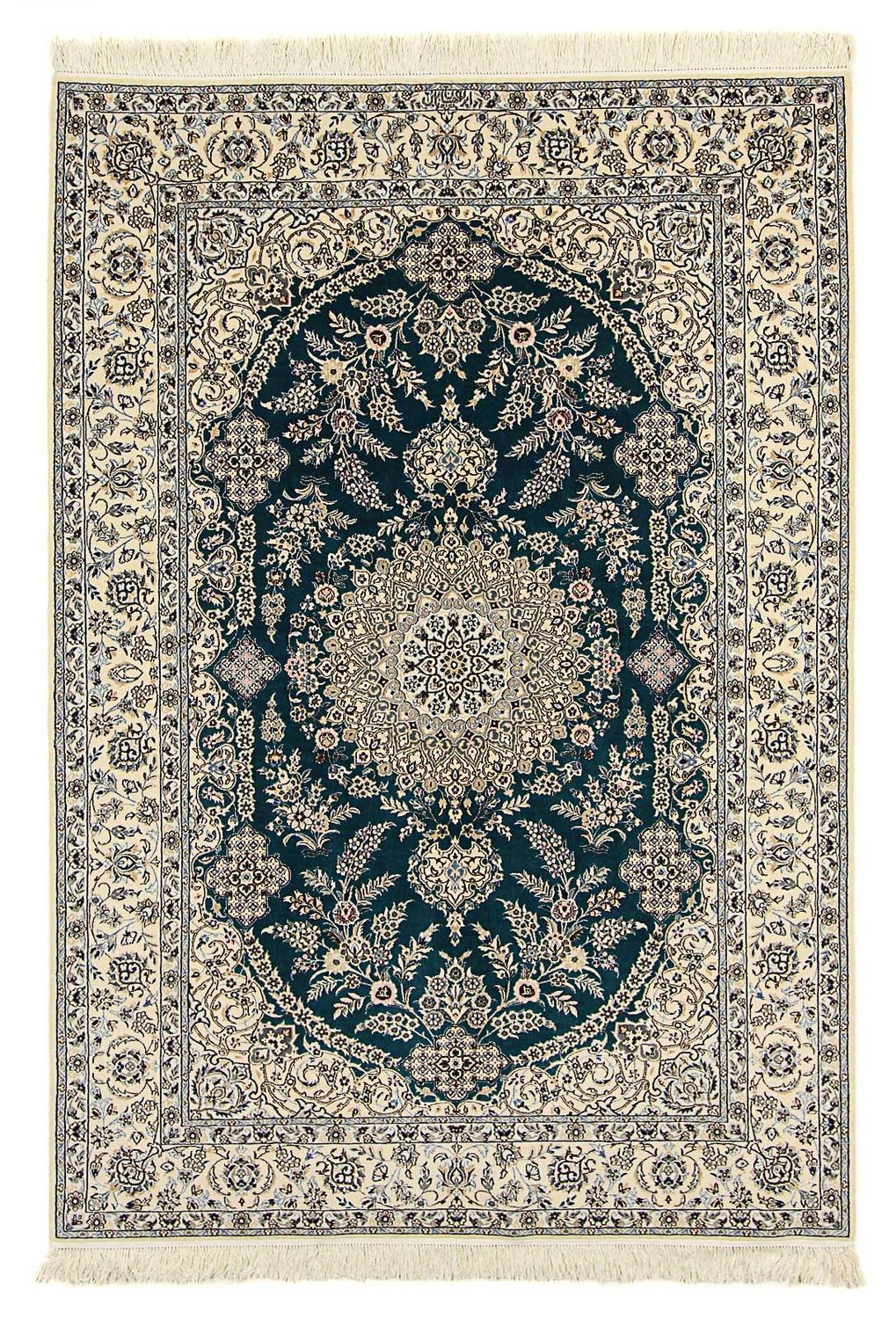 Tappeto Persero - Nain - Premio - 234 x 156 cm - blu scuro