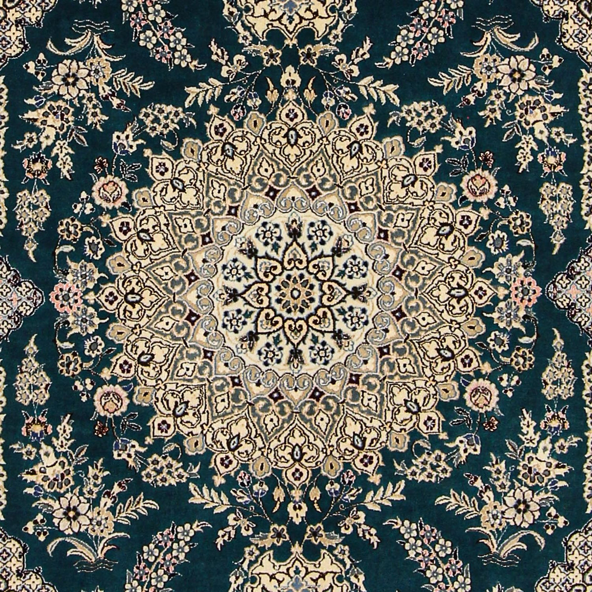 Tappeto Persero - Nain - Premio - 234 x 156 cm - blu scuro