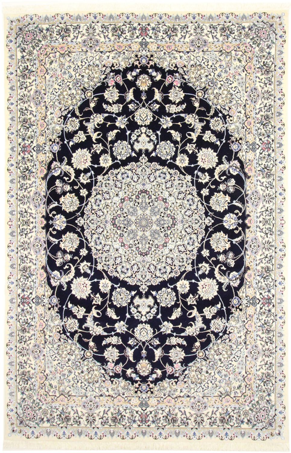 Tappeto Persero - Nain - Reale - 309 x 205 cm - blu scuro