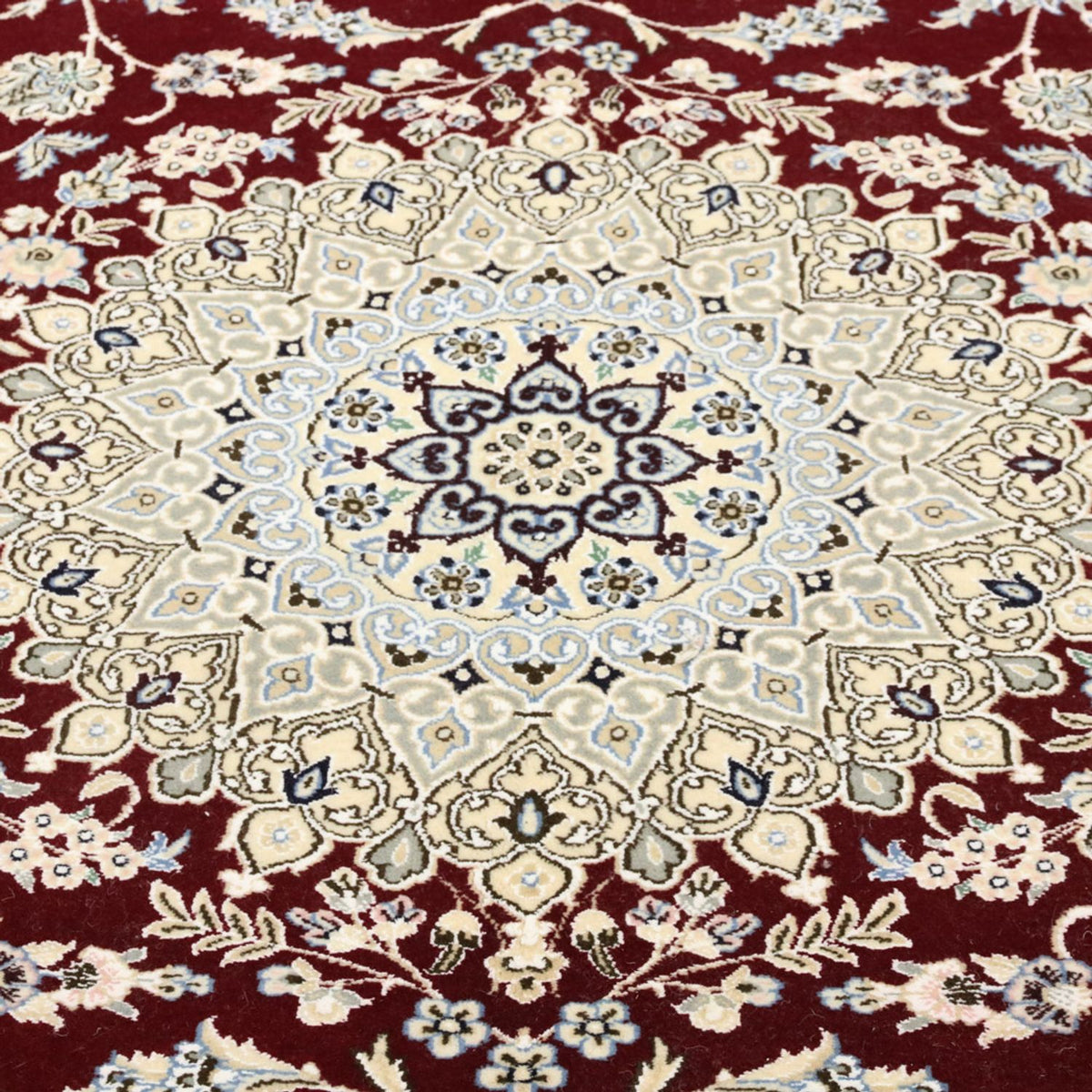 Tappeto Persero - Nain - Reale - 303 x 202 cm - rosso vino