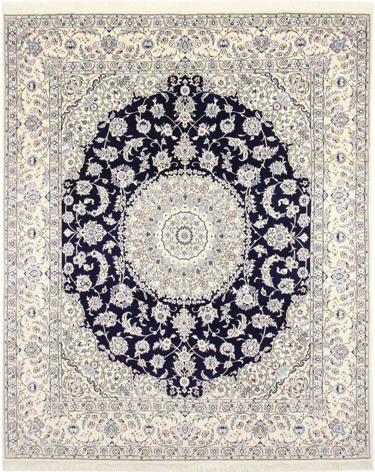 Tappeto Persero - Nain - Reale - 304 x 250 cm - blu scuro