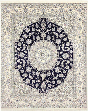 Tappeto Persero - Nain - Reale - 304 x 250 cm - blu scuro