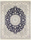 Tappeto Persero - Nain - Reale - 304 x 250 cm - blu scuro