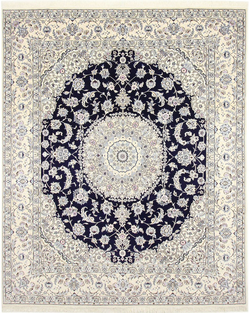 Tappeto Persero - Nain - Reale - 304 x 250 cm - blu scuro