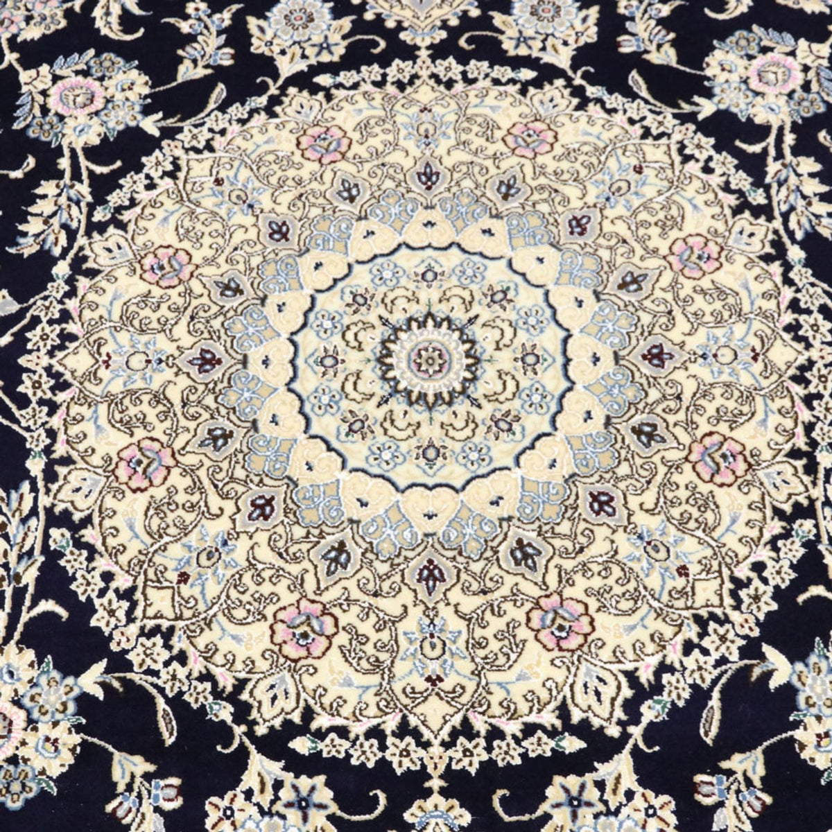 Tappeto Persero - Nain - Reale - 304 x 250 cm - blu scuro