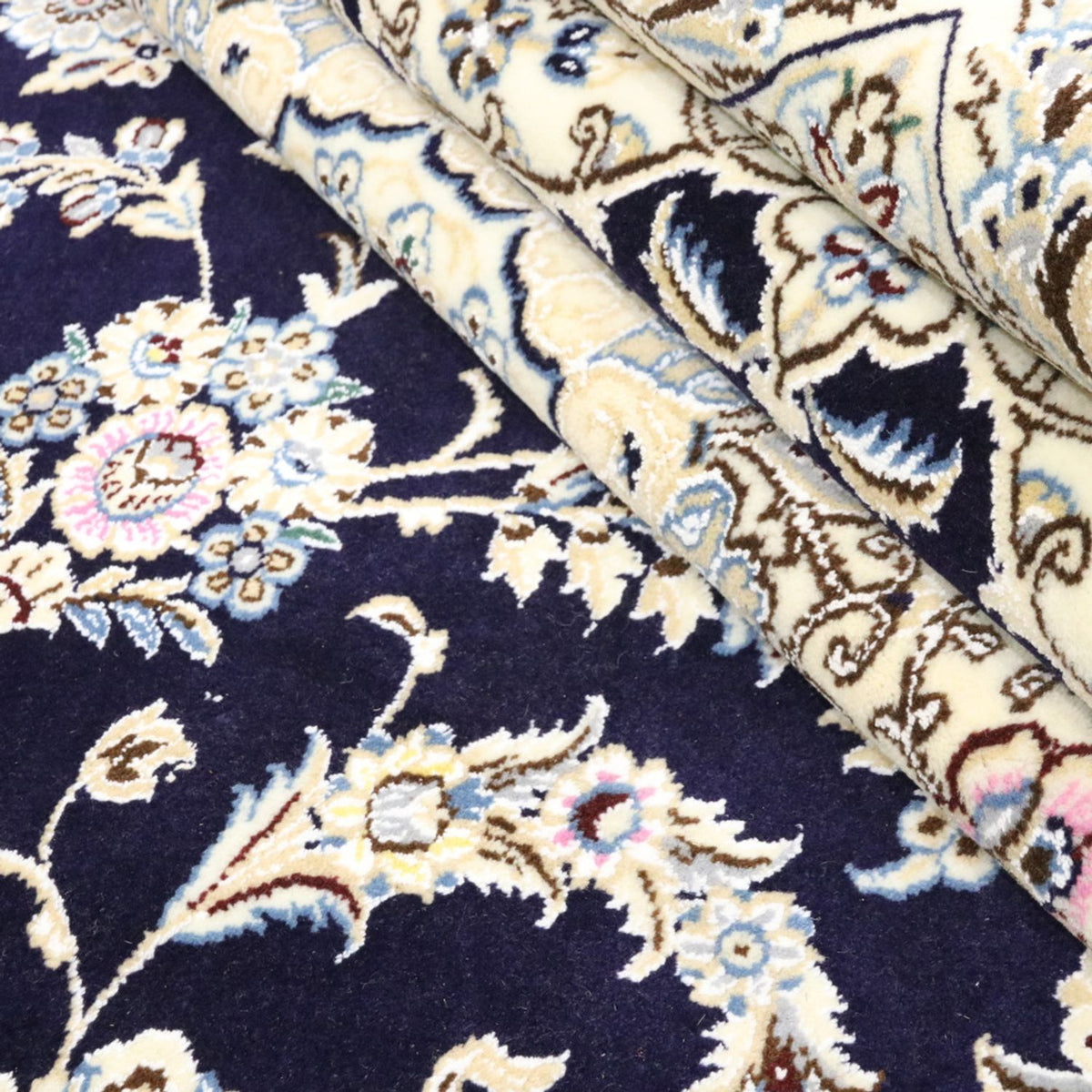 Tappeto Persero - Nain - Reale - 304 x 250 cm - blu scuro
