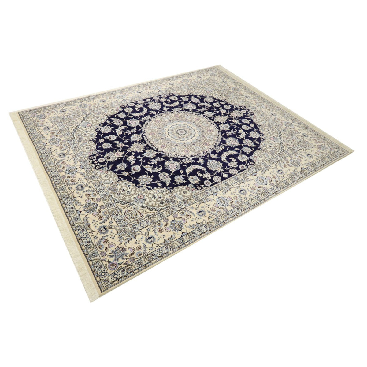 Tappeto Persero - Nain - Reale - 304 x 250 cm - blu scuro