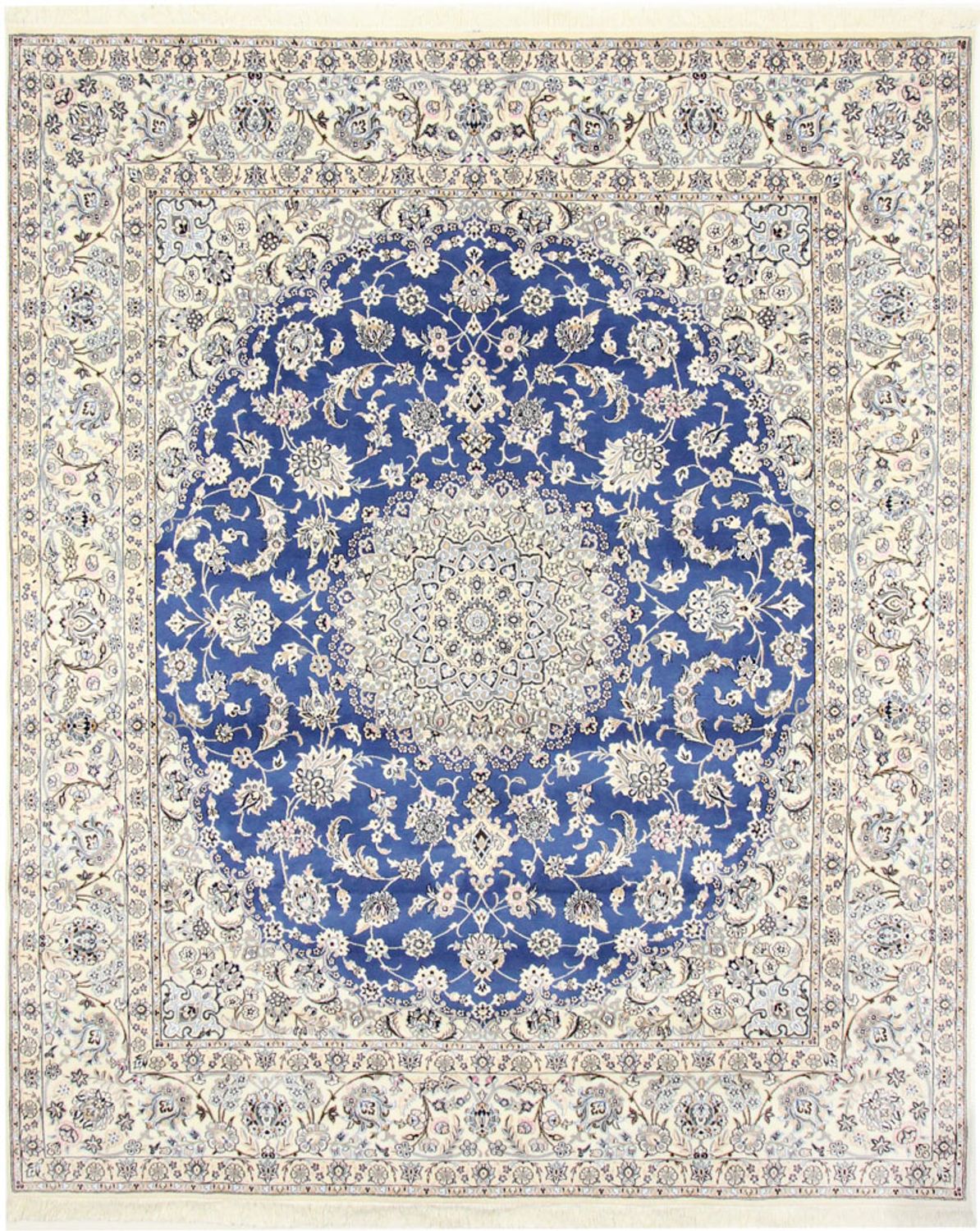 Tappeto Persero - Nain - Reale - 303 x 250 cm - blu