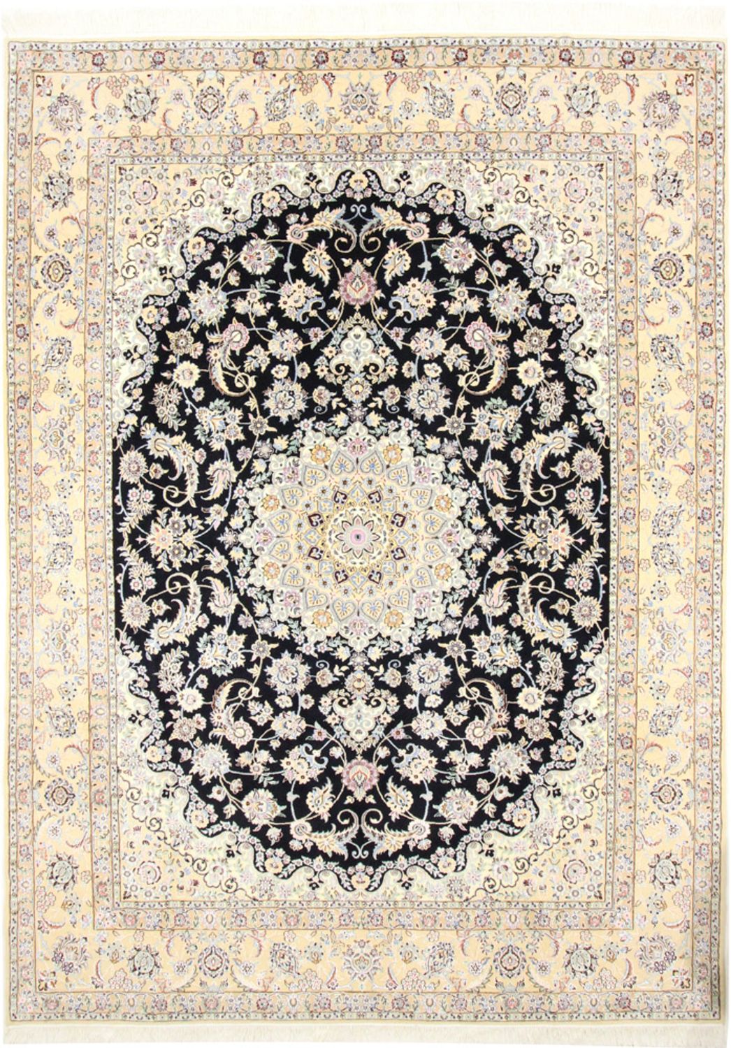 Tappeto Persero - Nain - Reale - 350 x 254 cm - blu scuro