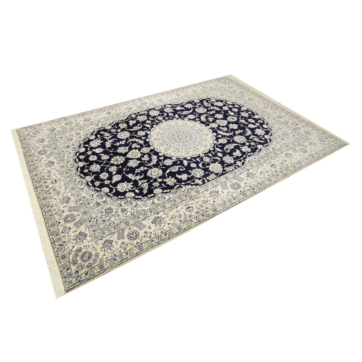 Tappeto Persero - Nain - Reale - 360 x 248 cm - blu scuro
