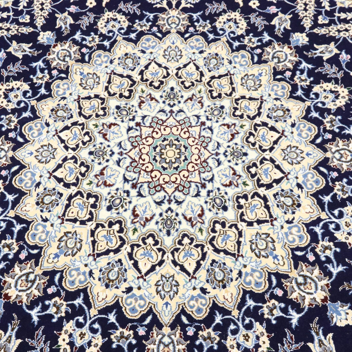 Tappeto Persero - Nain - Reale rotondo - 260 x 260 cm - blu scuro