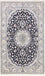 Tappeto Persero - Nain - Reale - 202 x 130 cm - blu scuro