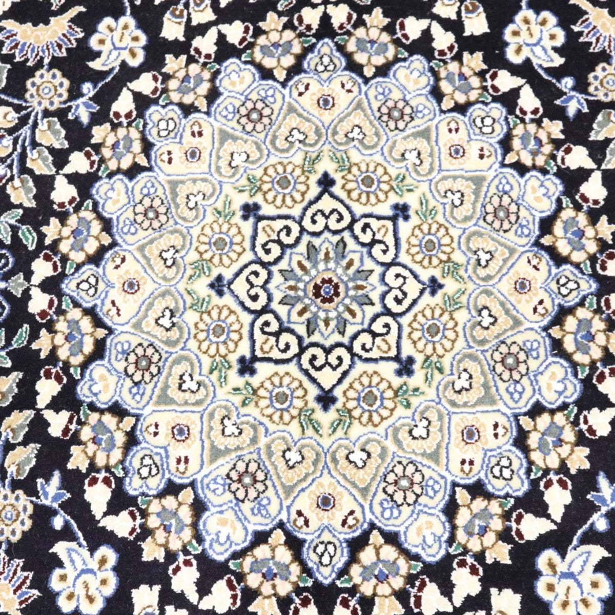 Tappeto Persero - Nain - Reale - 202 x 130 cm - blu scuro