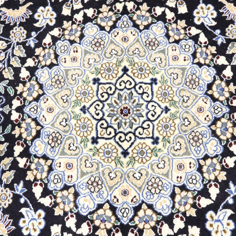 Tappeto Persero - Nain - Reale - 202 x 130 cm - blu scuro