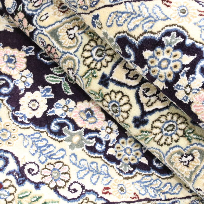 Tappeto Persero - Nain - Reale - 204 x 128 cm - blu scuro