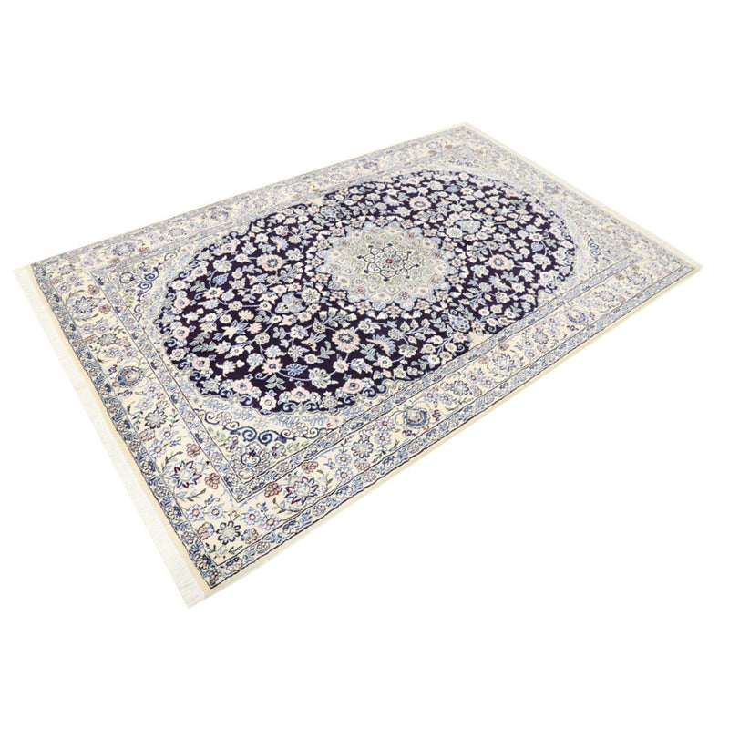 Tappeto Persero - Nain - Reale - 204 x 128 cm - blu scuro