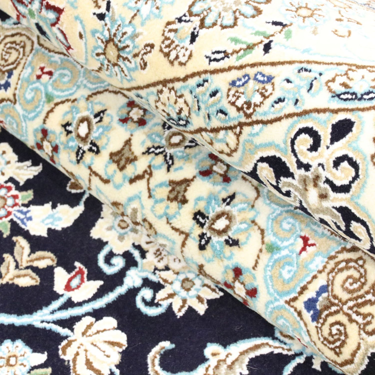 Tappeto Persero - Nain - Reale - 206 x 147 cm - rosso vino