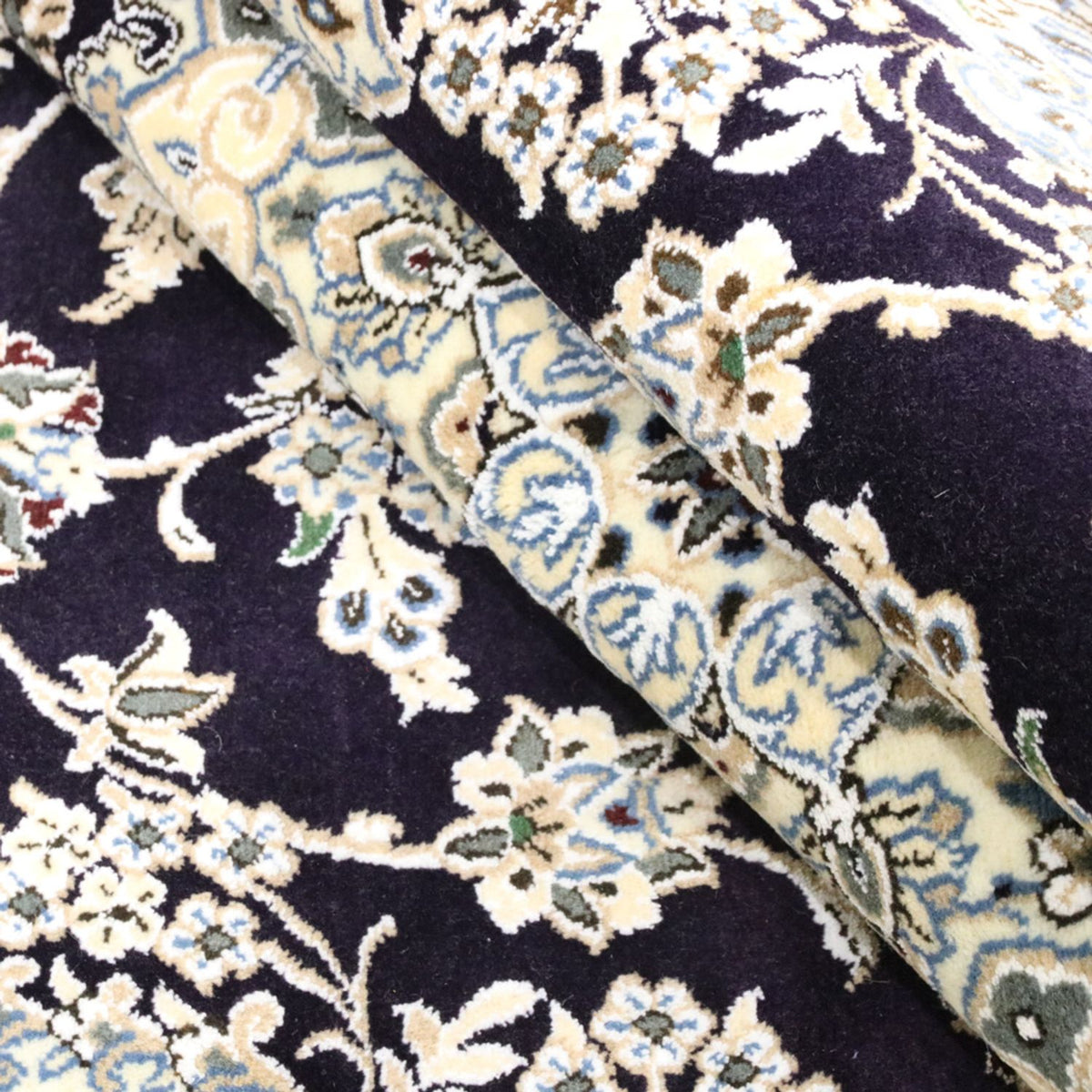 Tappeto Persero - Nain - Reale - 246 x 154 cm - blu scuro