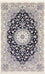 Tappeto Persero - Nain - Reale - 247 x 156 cm - blu scuro