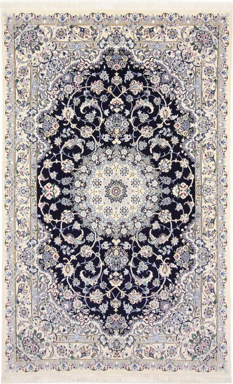 Tappeto Persero - Nain - Reale - 247 x 156 cm - blu scuro