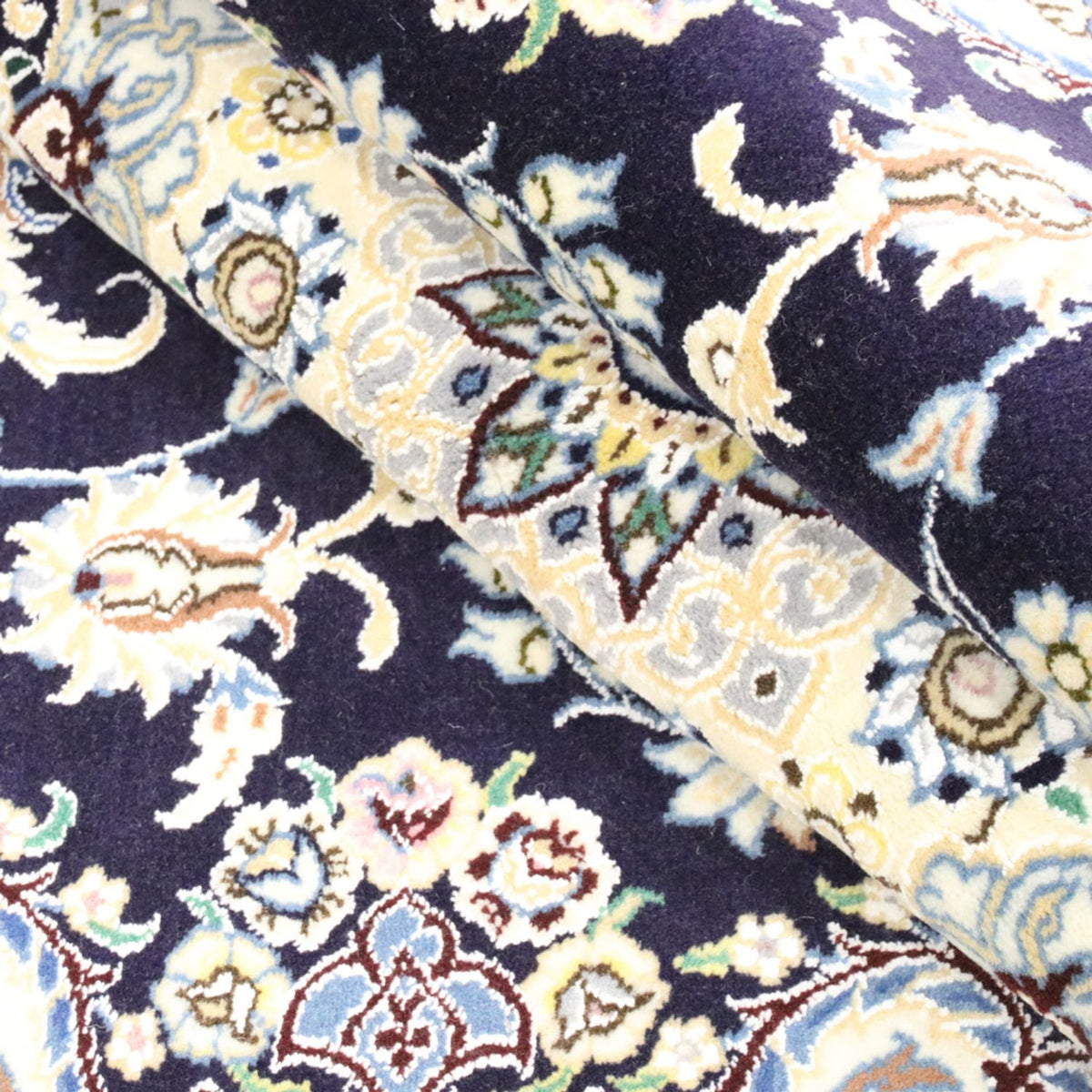 Tappeto Persero - Nain - Reale - 247 x 156 cm - blu scuro