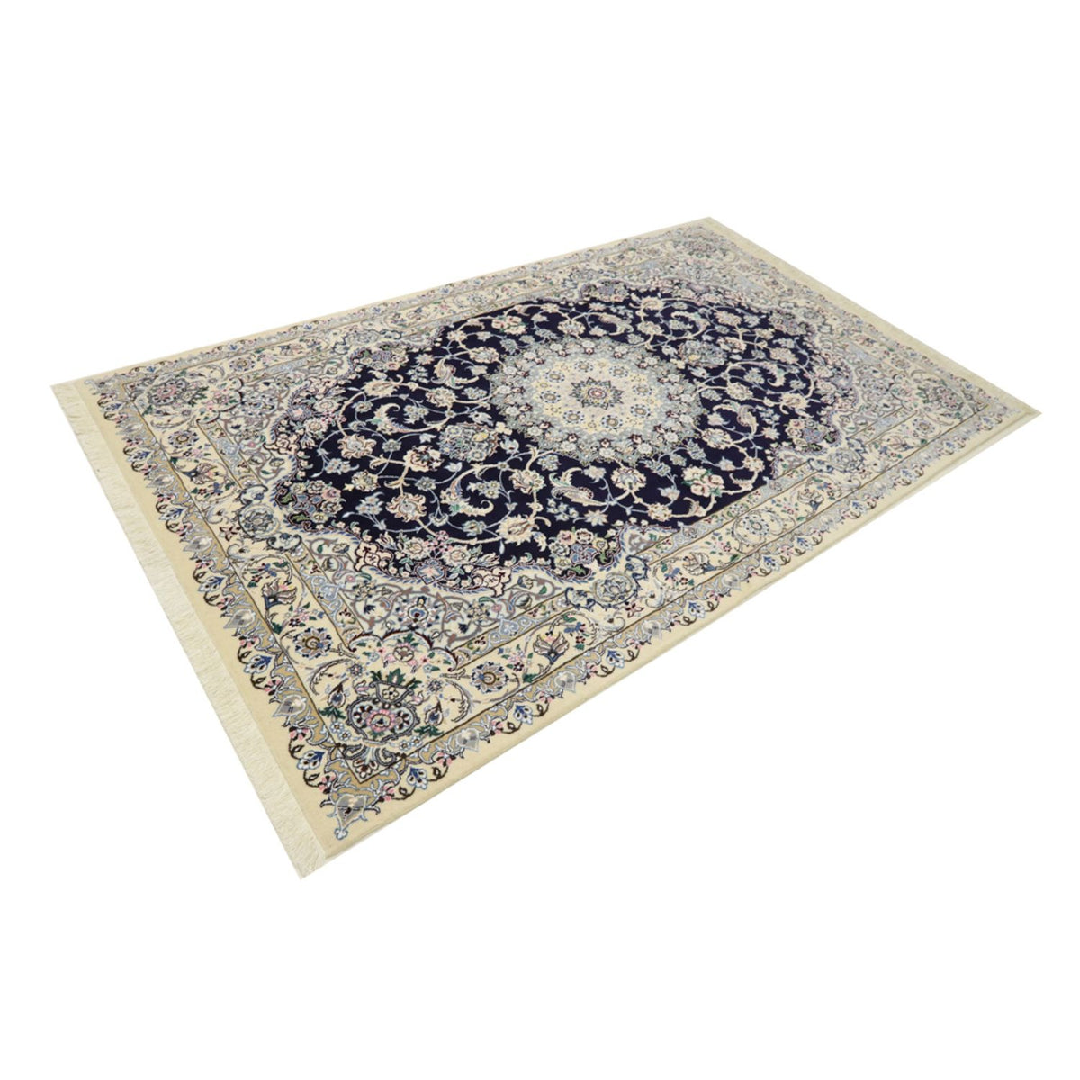Tappeto Persero - Nain - Reale - 247 x 156 cm - blu scuro