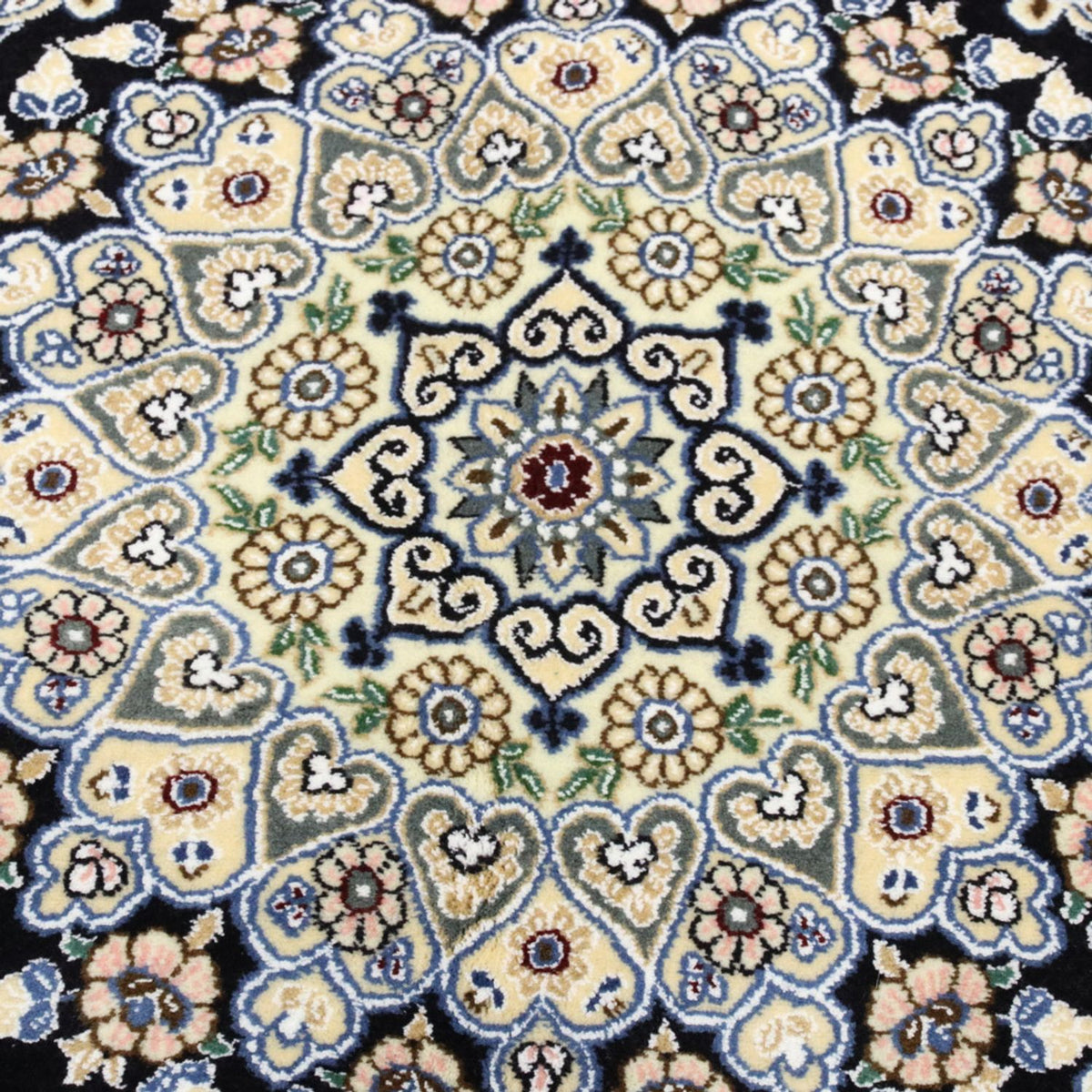 Tappeto Persero - Nain - Reale - 202 x 132 cm - blu scuro