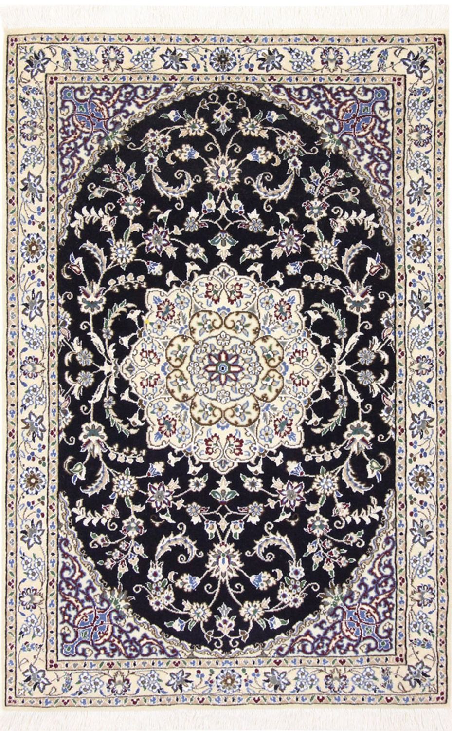 Tappeto Persero - Nain - Reale - 148 x 98 cm - blu scuro