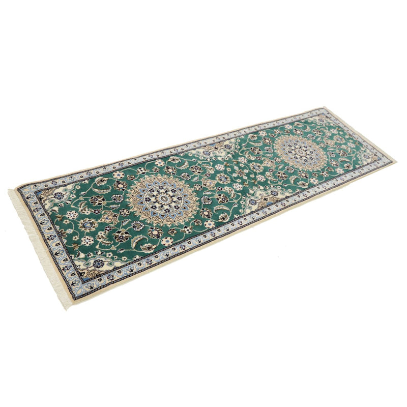Tappeto corsia Tappeto Persero - Nain - Reale - 200 x 60 cm - verde
