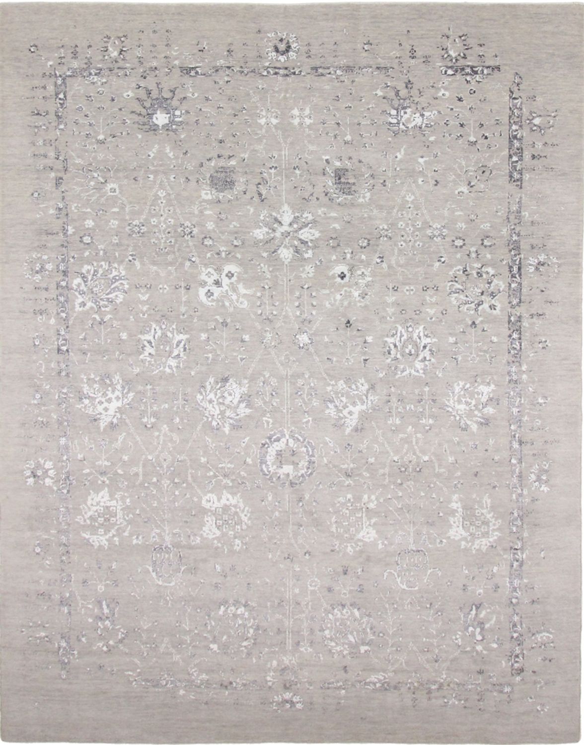 Tappeto di design - 305 x 244 cm - argento