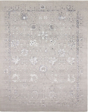 Tappeto di design - 305 x 244 cm - argento