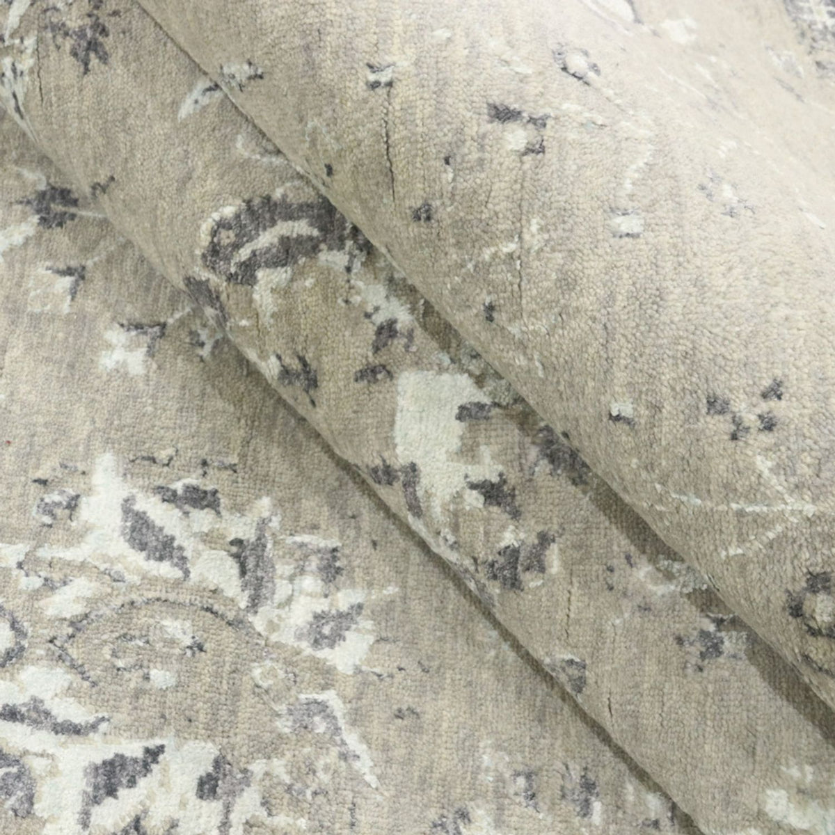 Tappeto di design - 305 x 244 cm - argento