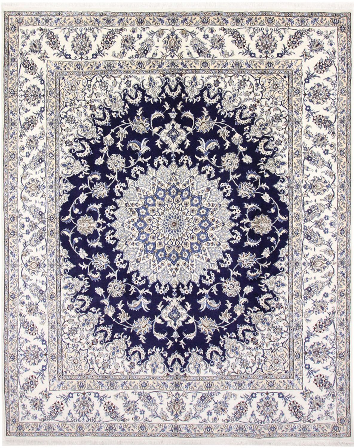 Tappeto Persero - Nain - 297 x 240 cm - blu scuro