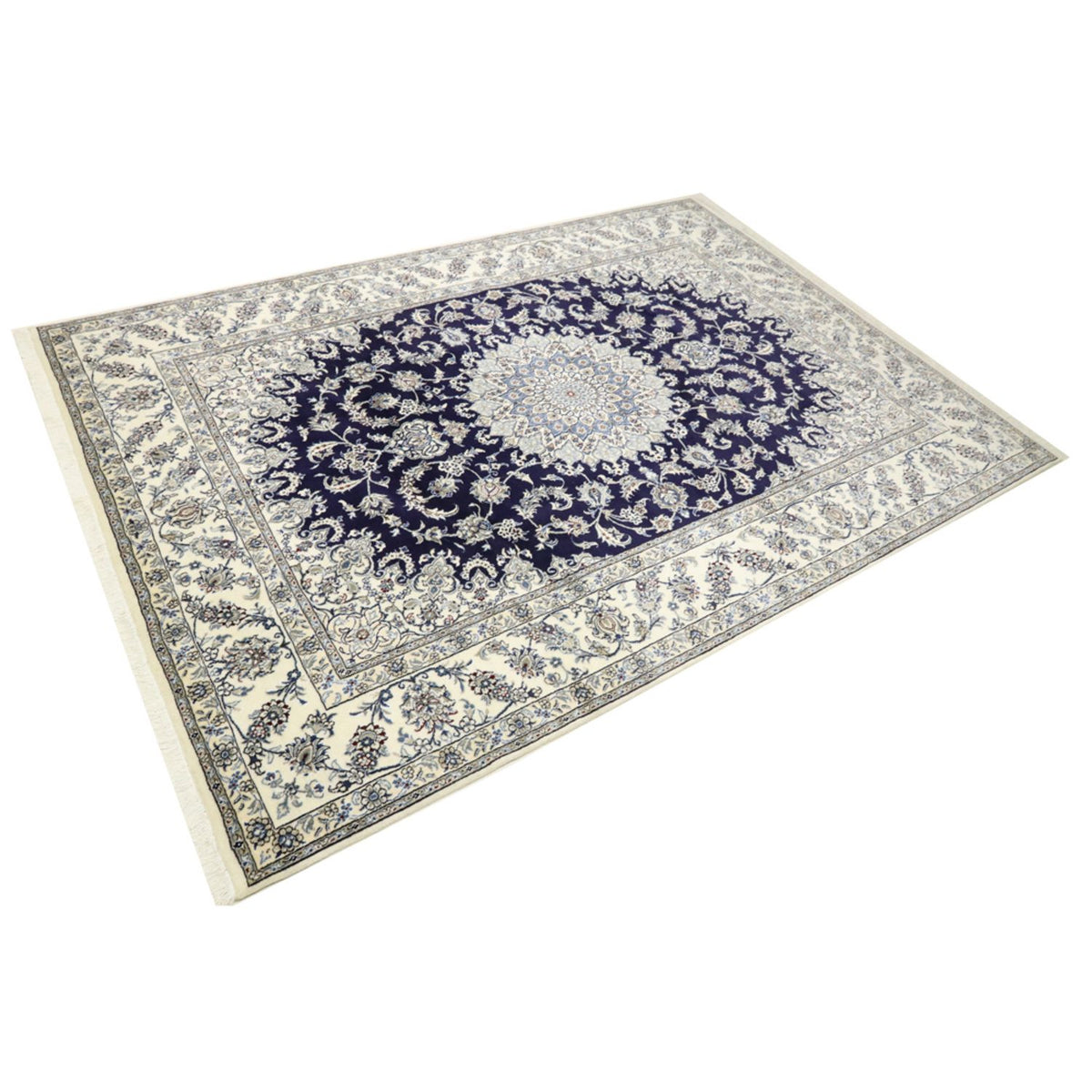 Tappeto Persero - Nain - 344 x 246 cm - blu scuro