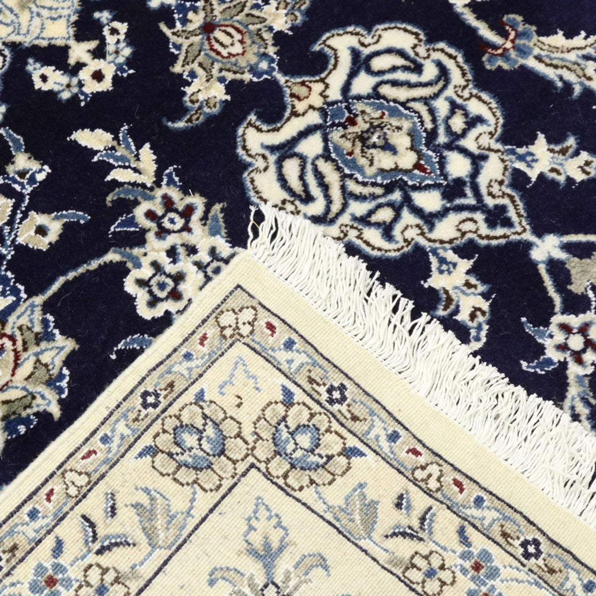 Tappeto Persero - Nain - 344 x 246 cm - blu scuro