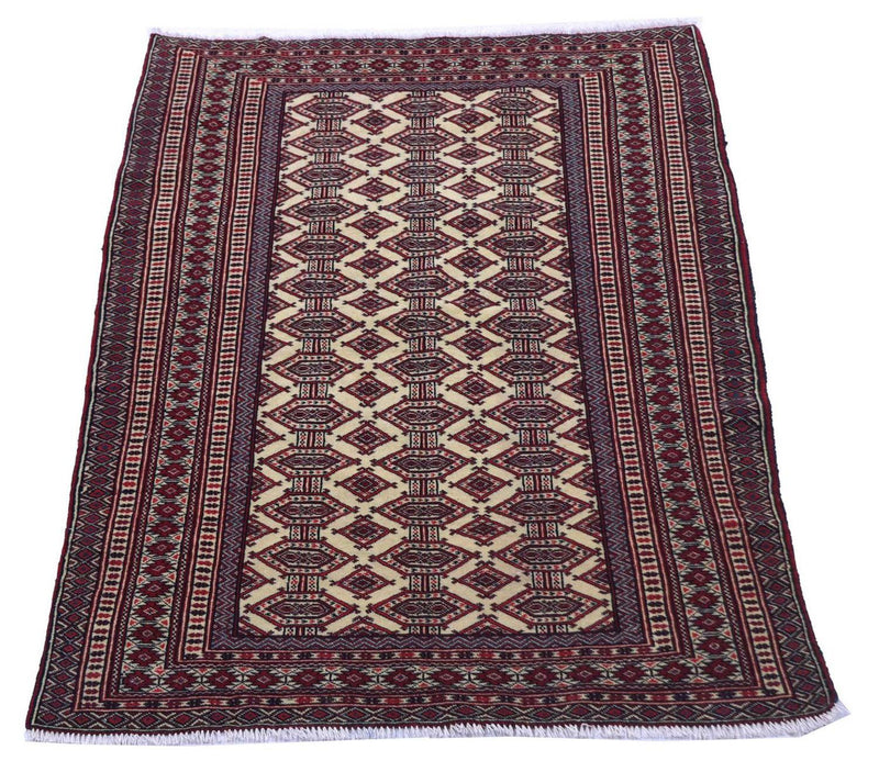 Tappeto afgano - 164 x 121 cm - rosso bordeaux