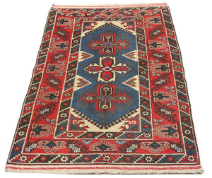 Tappeto orientale - 184 x 119 cm - rosso