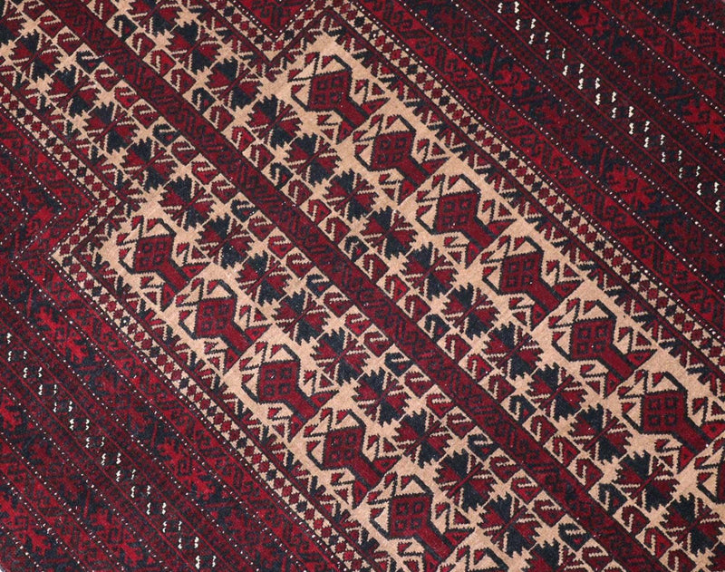 Tappeto afgano - 150 x 95 cm - rosso scuro