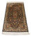 Tappeto di seta - Seta del Kashmir - 124 x 77 cm - blu scuro