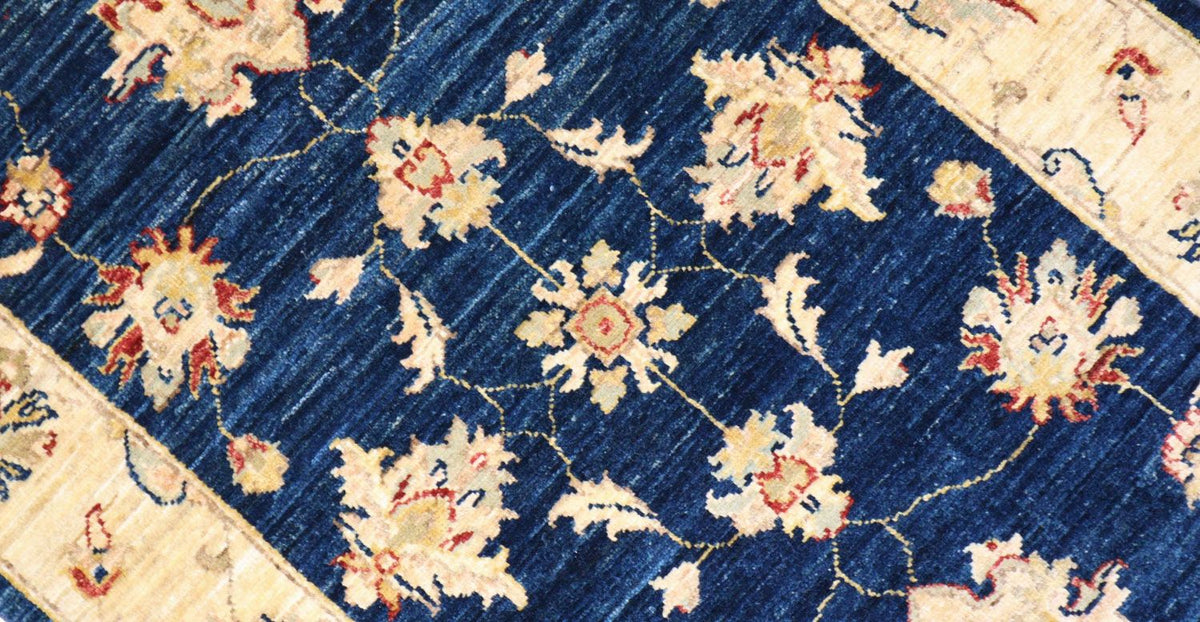 Tappeto Ziegler - 120 x 78 cm - blu scuro